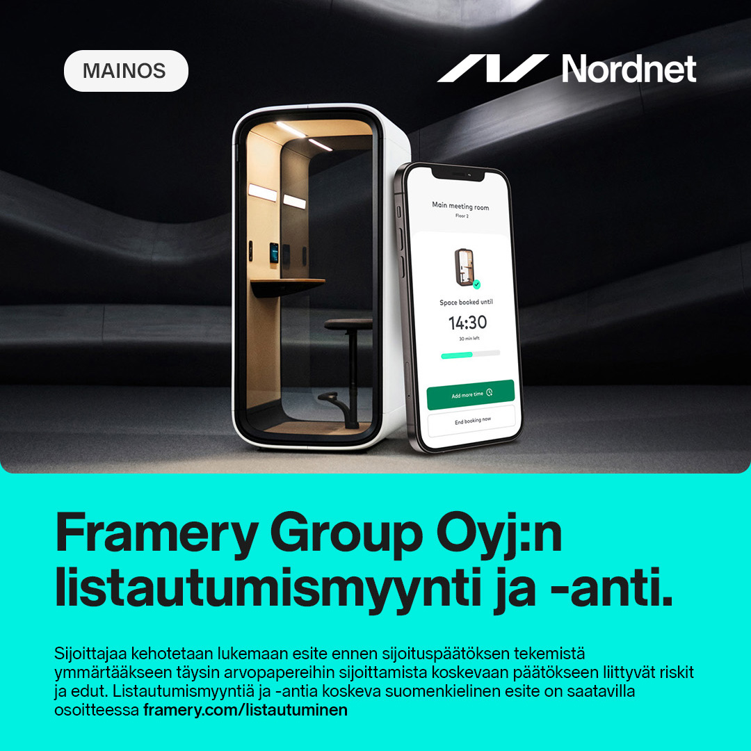 Framery Group Oyj mainos