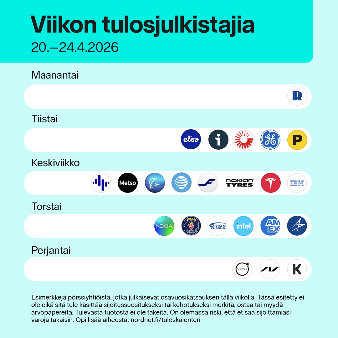 Viikon tulosjulkistajia