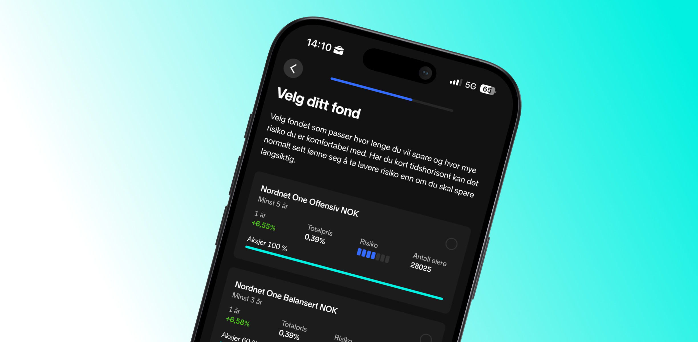 Nordnet One - Mobil - Inngang